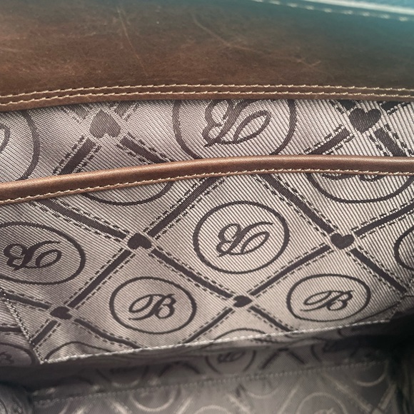 NEW!  Brighton Ferrara Montecito “Leah” Woven Brown Leather Tote / Crossbody Bag - Picture 10 of 12